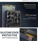 SSLOTSCASE for Samsung Galaxy S25 Ultra Case with Card Holder, Black — 7
