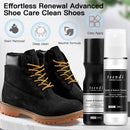 Nubuck & Suede Dye Black – 2-in-1 Cleaner & Color Restorer with 3 Brushes & Applicator – Renew Faded Shoes, Boots, Jackets, Purses, Car — 4