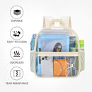USPECLARE Clear Backpack for Stadium Approved 12×6×12 Transparent Bag | Creamy | Small — 5