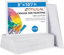 GOTIDEAL Canvas Boards for Painting, 8x10 inch Set of 24 — 1