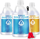 Shabebe Deep Pour Epoxy Resin 1.5 Gallon, 2 to 4 Inch Depth Clear Epoxy Resin Kit with Mixer, Bubble Free, Low Odor… — 1