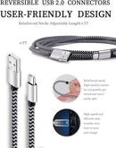 Teeind USB C Cable 6ft 5Pack, 3A Fast Charging Nylon Braided Type C Cord photo 4