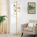 Dimmable Floor Lamp, Industrial Floor Lamps for Living Room, Gold Tree Lamp Standing Lamp Tall Lamps with 3 Elegant… — 7