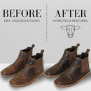 All Natural Leather Conditioner Balm - Made with Mink Oil, Tallow, & Beeswax, Protects, Softens Restores and Waterproofs Leather Shoes, Boots, Bags, Furniture (4 Oz) — 2