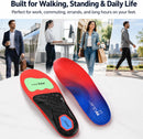 Plantar Fasciitis Pain Relief High Arch Support Insoles, Heavy Duty Orthotics for 220+ lbs & All Weights, Unisex Flat Feet & Work Boots, Corrective & Pressure Relief with Every Step, Size XL - M - Women 9-10 / Men 7-8 / M - Women 9-10 / Men 7-8 — 7