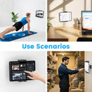 OHLPRO Universal Tablet Wall Mount Holder for 4.7-13 inch Tablet Smartphone eReader, 360° Adjustment Compatible with iPad, iPhone, Kindle Fire HD, Galaxy Tab, Switch, Drilled Screw Mounting photo 3