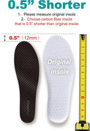 Carbon Fiber Insole 1 Pair, Rigid Thin Shoe Insert for Men & Women — 5