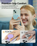 Sinjimoru Magnetic Phone Grip for MagSafe, Soft Silicone, Black photo 2