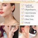 Hypoallergenic Earring Making Kit, modacraft 2000Pcs Earring Making Supplies Kit with Hypoallergenic Hooks, Earring… — 6