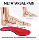 Arch Support Metatarsal Orthotics Morton's Neuroma Relief Inserts - Red — 4
