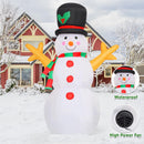 GOOSH 5 FT Christmas Snowman Inflatable Decoration Blow Up Snowman Outdoor Christmas Yard Decoration with Branch Hand Blow Up Holiday Indoor Outdoor Party Garden Yard Decoration — 5