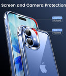 Mkeke Compatible with iPhone 17 Case Clear [Not-Yellowing] [Military-Grade Drop Protection] Shockproof Protective Phone Bumper 6.3 inch — 4