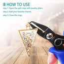 Split Rings for Jewelry Making, Caffox 700pcs Small Split Ring with Split Ring Pliers, Double Closed Jump Rings… — 5