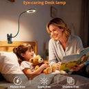 Woputne Desk Lamp Clip on Light for Bed Book Reading (Black) — 8