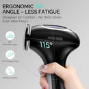 L'UGX Electric Callus Remover for Feet –Powerful 8N·cm Torque Professional Pedicure Foot File, 3-Speed Settings, LCD Display, 60pcs Sandpaper Discs, Type-C Rechargeable, Ergonomic Handle — 6