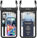Rynapac Large Waterproof Phone Pouch Up to 10", 2 Pack IPX8 Protector Pouch photo 1