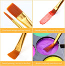 AROIC 10 Pcs Paint Brushes, Acrylic Oil Watercolor Painting Brush Set | 10pcs-blue — 4