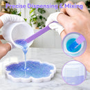 HeyClear Silicone Measuring Cups Kit for Epoxy Resin 250&100ml Mixing Cups — 4