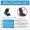 Ovation Medical Gen 2 Pneumatic Walking Boot - Lightweight, Low Profile CAM Walker Boot - Premium Medical Boot for Foot Injuries, Ankle Sprains, Fracture Recovery Support, & More (Short, Medium) - Blue — 2