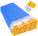 100Pcs Small Paint Brushes Bulk, Anezus Flat Top Acrylic Classroom Brush for Kids Mini Paint Brushes for Touch Up Crafts Detail Painting | Flat Paint Brushed — 1