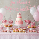 BEISHIDA Dark Pink Pre-Strung Go Shawty It's Your Birthday Banner Decor — 6