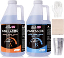 LET'S RESIN EPOXY RESIN 1 Gallon Fast Cure Resin Epoxy-4 Hours Demold — 1