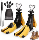 2Pack Shoe Stretcher For Men Women, Adjustable Boot Stretcher For Wide Feet | yellow — 1