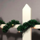 Brite Star 12-Foot Christmas Garland with Clear Lights - Perfect for Indoor or Outdoor Fireplace Mantle Decor, Kitchen Light, or Christmas Decorations Tree - Pre-lit Pine Garland For Holiday — 2