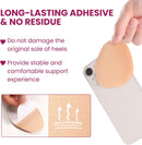 Ball of Foot Cushion Metatarsal Pads - Anti-Slip Metatarsal Pad to Prevent Feet Sliding, All Day Comfort Foot Insert Pads for High Heels, Sandals, Wedding, Party, Shopping (Khaki,4 Pairs) 4