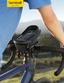 Lamicall Bike Frame Bag Waterproof - [1s Release] Bike Phone Mount Holder | Medium — 7