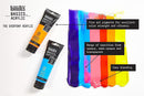 Liquitex Basics Acrylic Paint Set, 3 x 118ml (4-oz.) Tube Paint Set, Primary Colors — 3