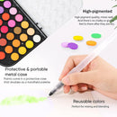 GETHPEN 48 Colors Watercolor Paint Set with 4 Brushes Pen, Travel Design | Black — 5