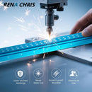 Rena Chris Architectural Scale Ruler: 12" Imperial Aluminum Alloy Metal Architecture Measuring Tools, Engineering Drafting Construction Drawing Blueprints Triangular Architect Scaling Rulers 12 Inches — 6