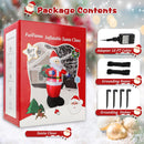 8 FT Christmas Inflatables Santa Claus Outdoor Decorations, Blow Up Santa Claus with Gifts Bag, Big Santa Carrying Presents Sack, Built-in LED Light, Xmas Outside Decor for Front Back Yard Garden Lawn — 6