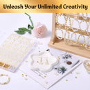 1860pcs Pearl Beads for Jewelry Making, Round Pearls Bracelet Making Kit — 2