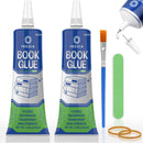 INSOIA Book Glue, 15ml x 2, Clear & Flexible, for Repair and Crafts — 1