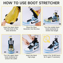 Shoe Stretcher Men, Women Leather Boot Stretcher for Wide Feets, Shoe Tree Adjustable Boot Widener Stretcher | yellow — 5