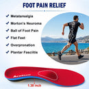 Metatarsalgia Insoles-Shoe Inserts for Morton’s Neuroma, Ball of Foot Pain - Red — 6
