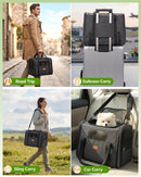 Morpilot Cat Carrier Soft for Large Medium Cats and Puppy up to 20lbs — 4