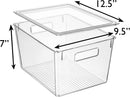 ClearSpace Storage Bin with Lid, Pantry & Desk Organizer, XL, 4 Pack — 6