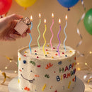 PHD CAKE 24-Count Colorful Pastel Spiral Long Thin Birthday Candles, Cake Candles, Birthday Parties, Wedding Decorations, Party Candles — 2