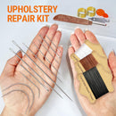 VONEEDL Upholstery Repair Kit: Waxed Sewing Thread (3 Colors) & Heavy Duty Needles (11 PCS) for Leather, Canvas & Quilting Thread | Black, White, Brown — 2