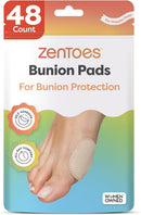 ZenToes Bunion Pads to Wear with Shoes, Waterproof Protectors, 48 Count | Beige | 48 Pack — 1