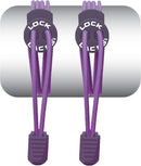 Lock Laces | Elastic No Tie Shoelaces | Purple — 1