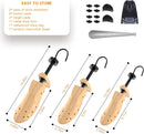 Wooden Shoe Stretcher, 4-Way Shoe Expander Widener Shoe Tree Extender for Women and Men — 3