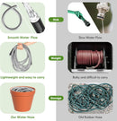 Unywarse Garden Hose 50FT Metal Water Hose with 10 Function Nozzle No-Kink — 5