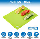 5 Pieces Flexible Plastic Cutting Board Mats with Food Icons, BPA Free Cutting Boards for Kitchen, Non Slip Cutting… — 2