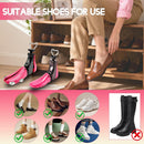 Shoe Stretcher Women Men, Boot Stretcher Wide Feet, 4-Way Shoe Widener & Expander for Stretch Length & Width | rose | 2 — 6