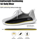 riemot 2 Pairs Memory Foam Insoles for Men 8mm Cushioning Black US10/EU43 - Black 2 Pairs — 4