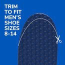 Dr. Scholl's Float-On-Air Comfort Insoles, Men, 1 Pair, Full Length - Blue — 6